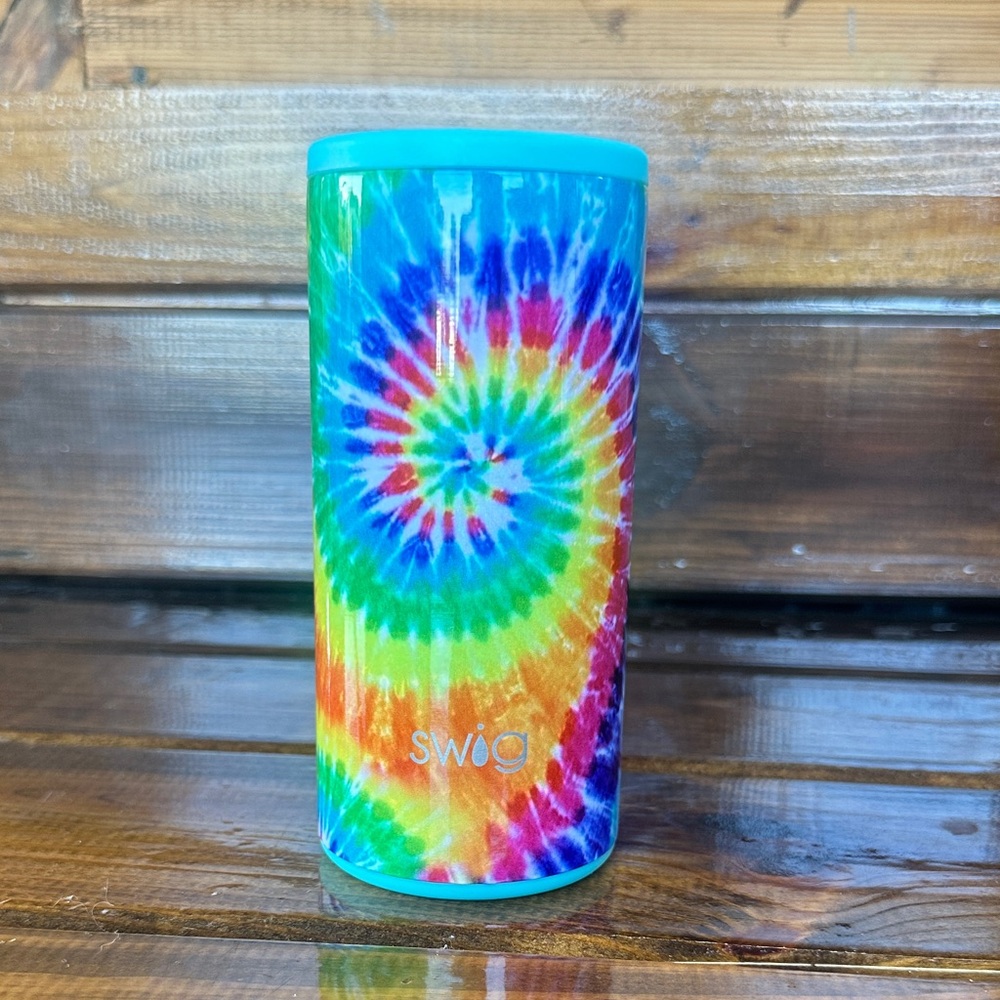 Swig Slim Can Cooler - Tie Dye